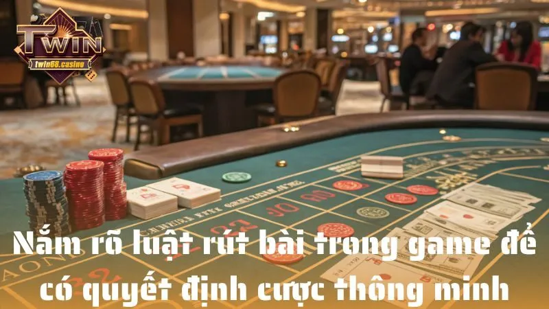 Nắm rõ luật rút bài trong game để có quyết định cược thông minh